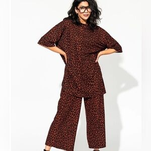 Dressed in LALA Leopard Print playsuit